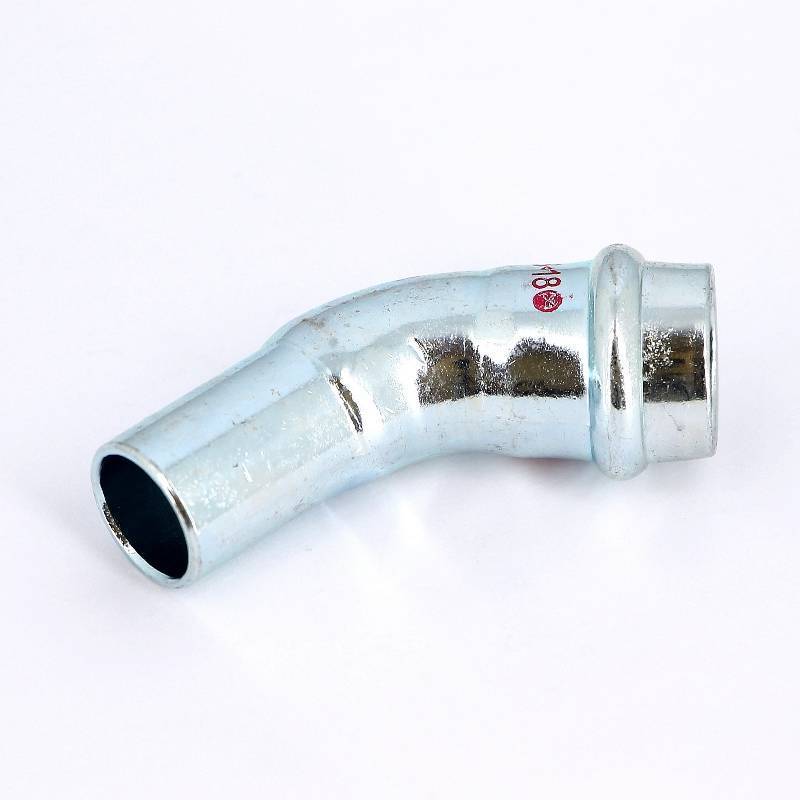 Угол-вставка 45° пресс IBP B Press Carbon 18 мм оцинкованная сталь PC5040 0180000