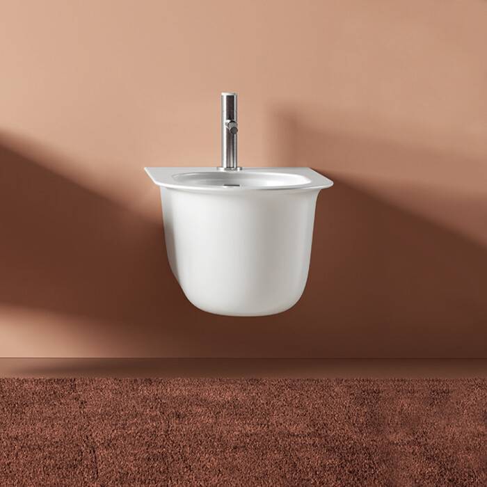 Биде подвесное Artceram CHIC 380x535x270 мм белый CHB0010100