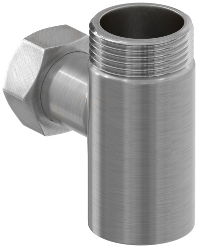 Уголок Сунержа со спускным клапаном 1 НР x 3/4 НГ сатин 07115110134