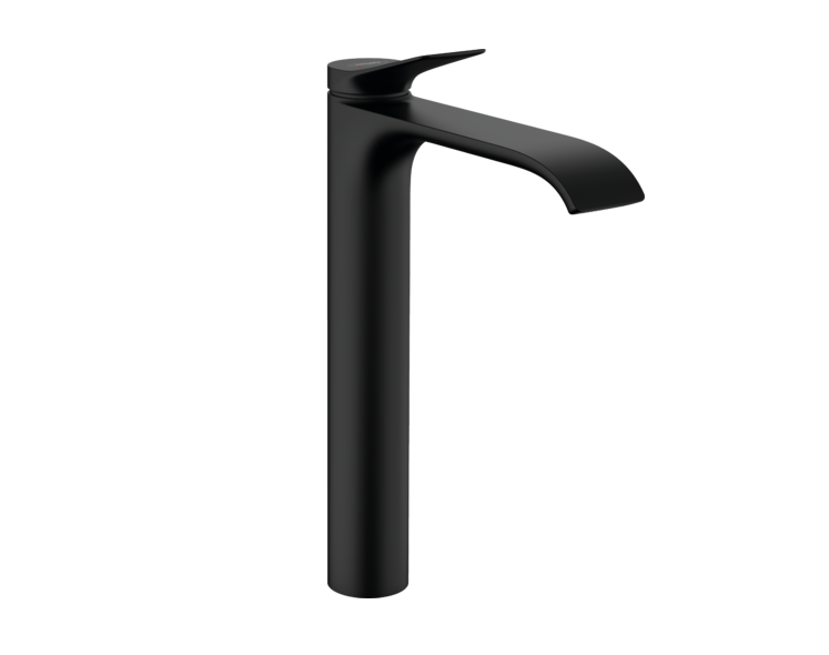 Смеситель для раковины Hansgrohe Vivenis 250 без донного клапана черный матовый 75042670