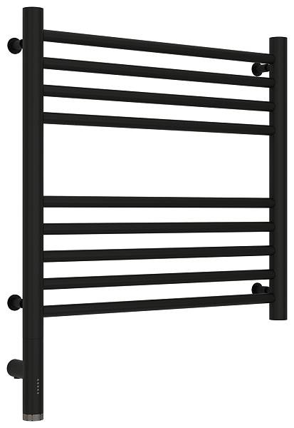 Полотенцесушитель электрический Сунержа Богема 3.0 500x500 мм левый матовый черный 31-5804-5050