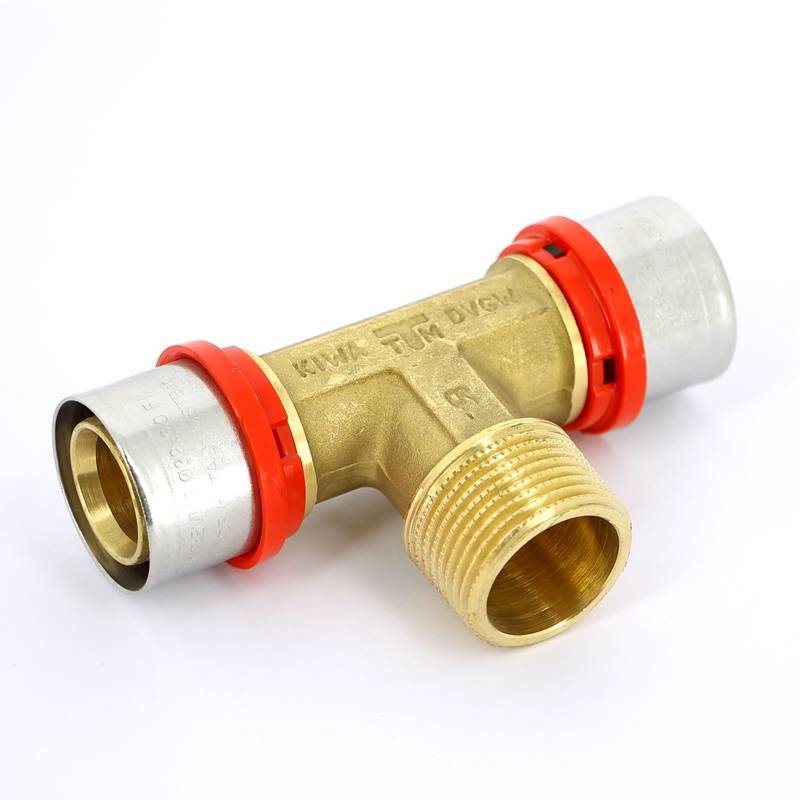 Тройник пресс с наружной резьбой TIEMME 32х1х32 1650155