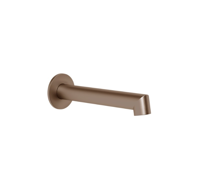 Излив Gessi Anello для ванны настенный 192 мм Copper Brushed PVD 63603708
