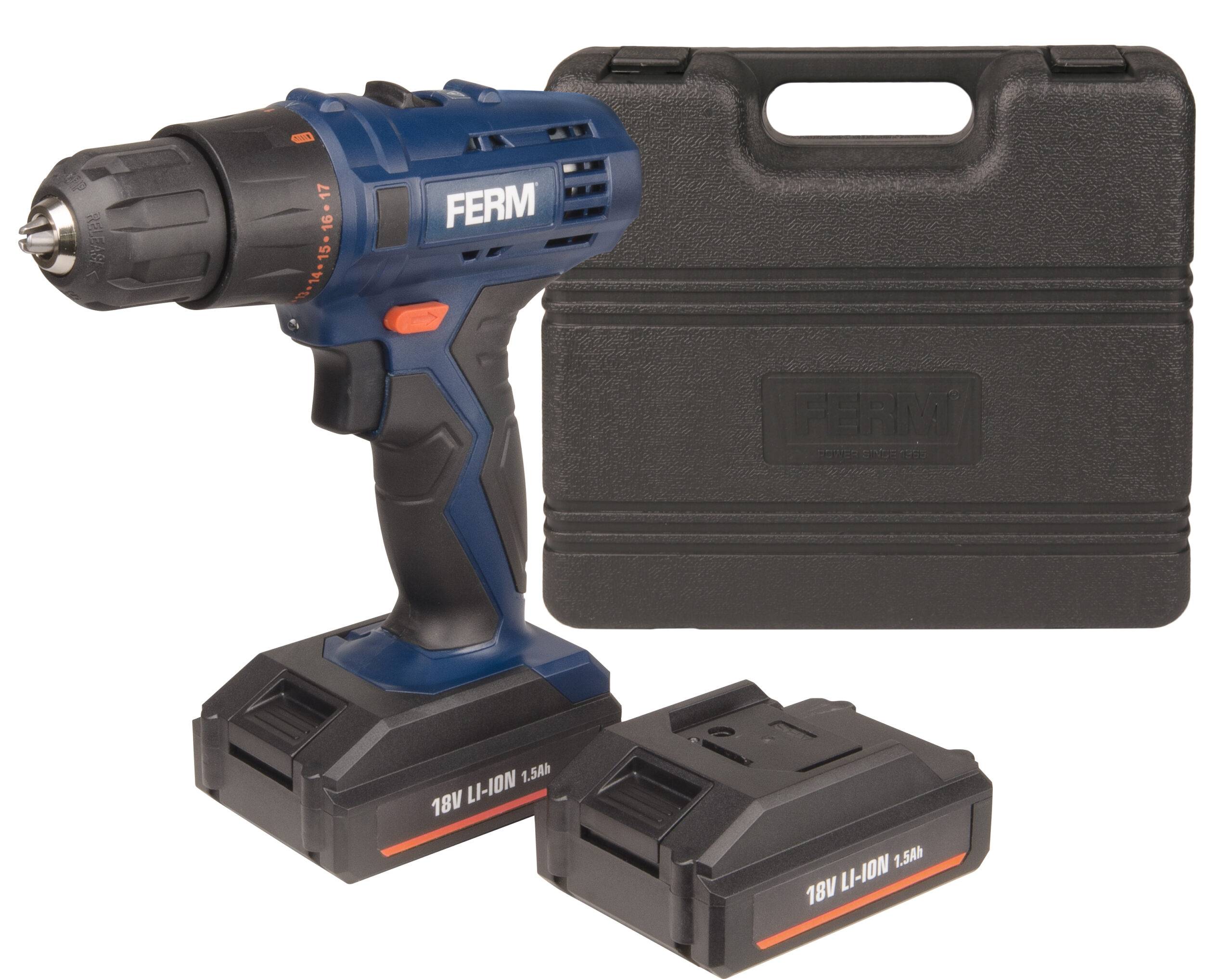 Дрель-шуруповерт аккумуляторная Ferm CDM 18 В CDM