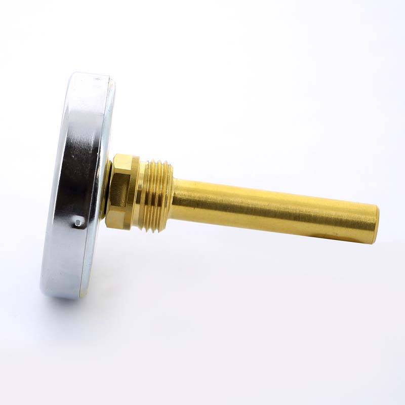 Термометр биметаллический Watts F+R801 80 мм 0-160 °C погружной гильза 75 мм 10005945