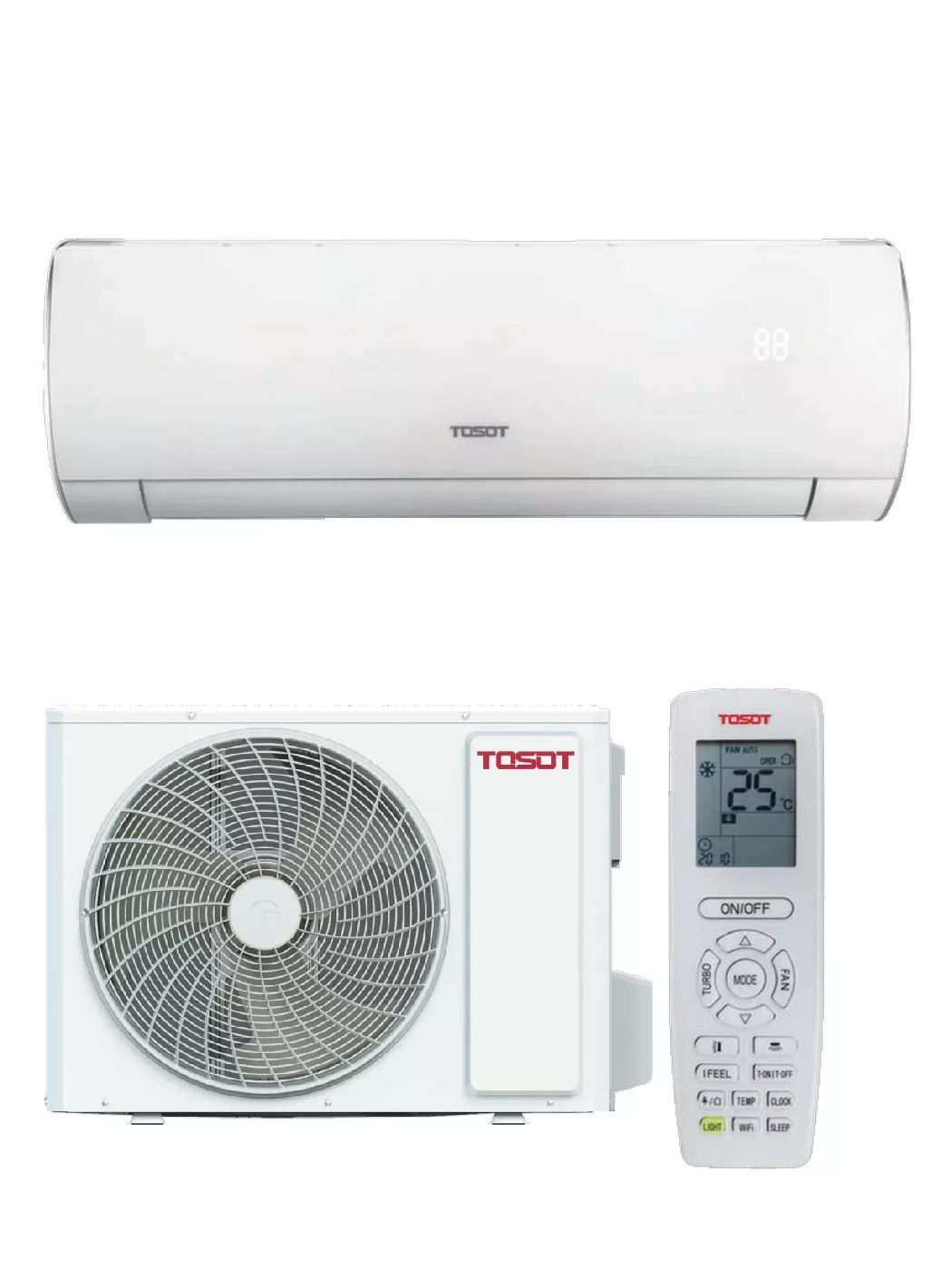 Кондиционер сплит-система TOSOT Lyra X T12H-SLyW/I/T12H-SLyW/O инверторный