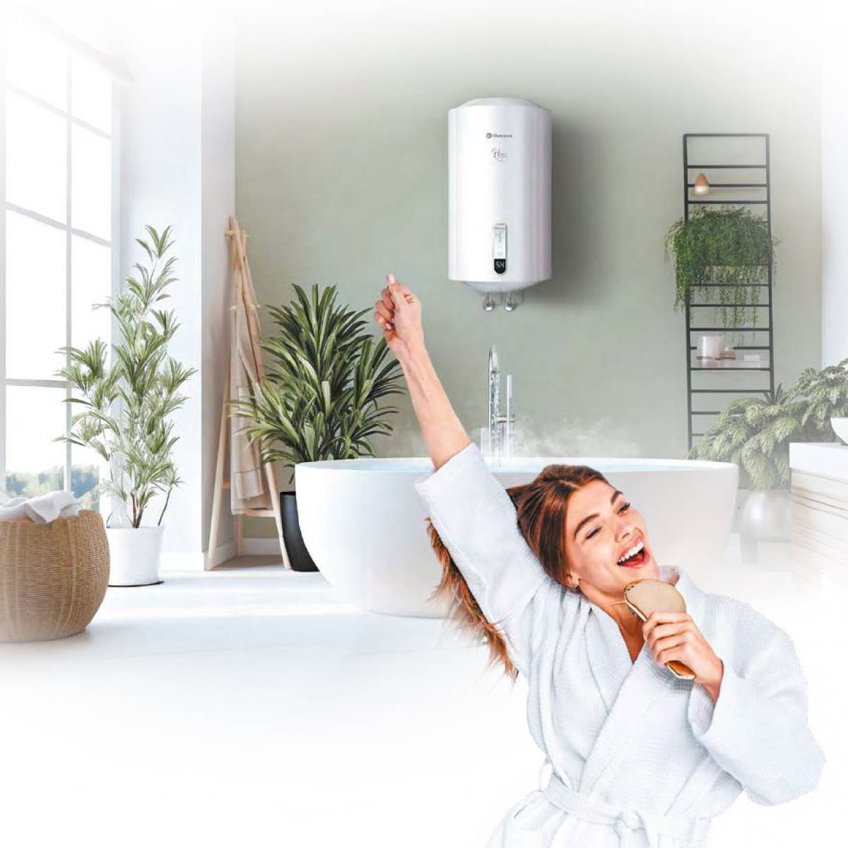 Водонагреватель накопительный Thermex Hope 50 V Slim 50 л вертикальный 111111