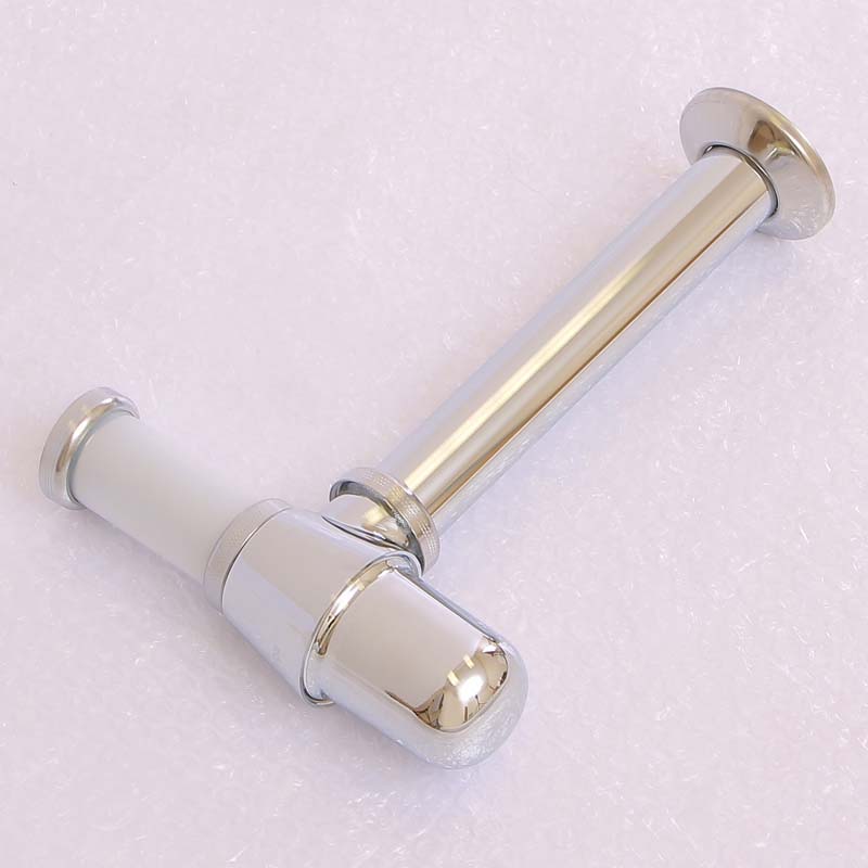 Сифон бутылочный Viega 5753 1 1/4х32 мм с горизонтальным отводом и розеткой хромированный 100674