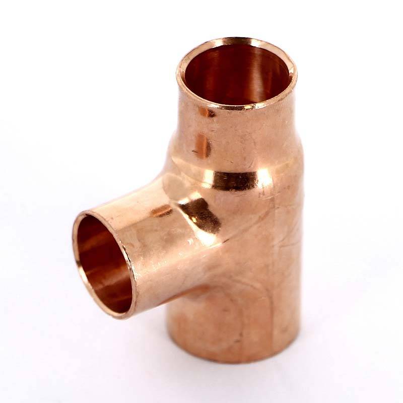 Тройник медный под пайку Viega 18х15х15 мм 101053