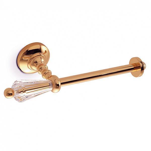 Держатель туалетной бумаги 3SC Boheme без крышки правый розовое золото BO06DXGDR