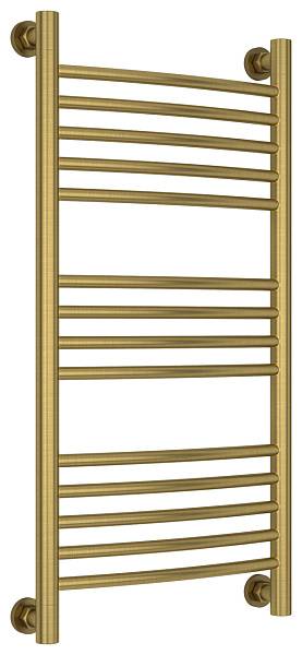 Полотенцесушитель водяной Сунержа Богема+ 400x800 мм выпуклый состаренная латунь 051-0221-8040