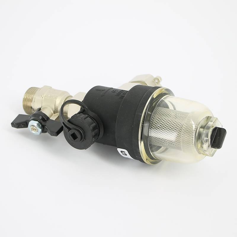 Фильтр-грязеуловитель магнитный Uni-Fitt 3/4 с прозрачной колбой 215T3000