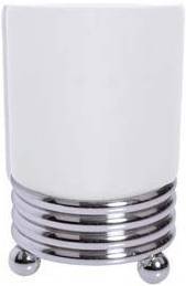 Стакан для зубных щеток настольный Boheme Hermitage хром 10391