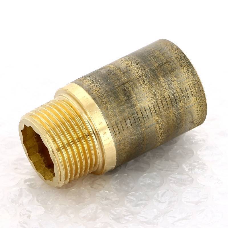 Удлинитель НВ Viega хромированная бронза 1/2 x 15 мм 447168