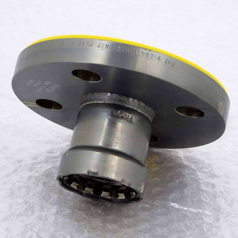 Переход фланец-пресс Viega Megapress DN32 1 1/4 дюйма оцинкованная сталь 694876