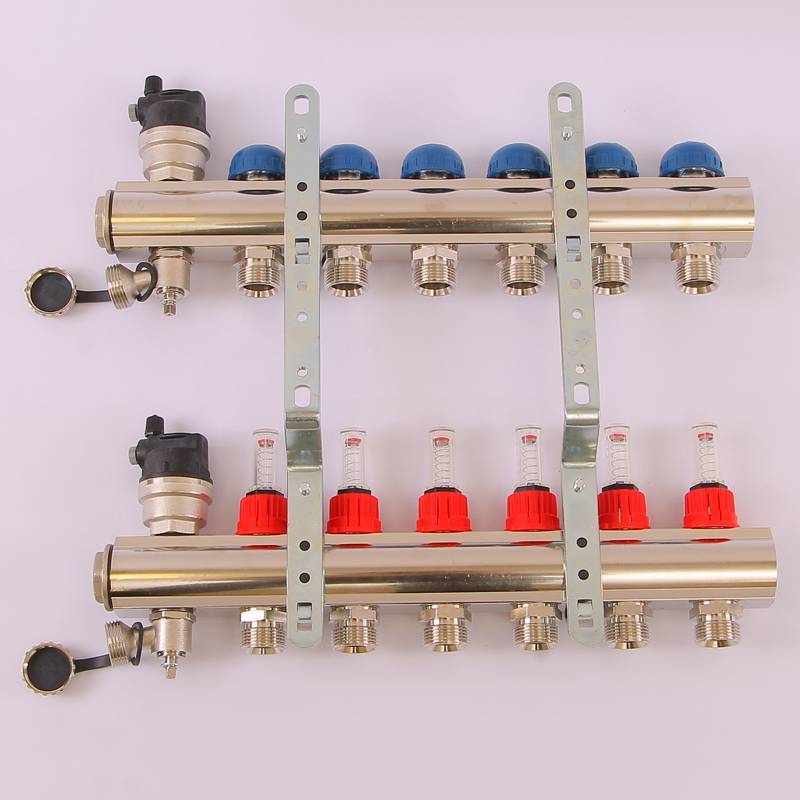 Коллекторная группа Emmeti TOPWAY с расходомерами 1 x 3/4 EK 6 выходов 01298218