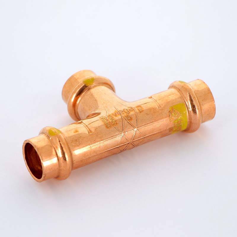 Тройник пресс медный Viega Profipress G 15 мм 345938