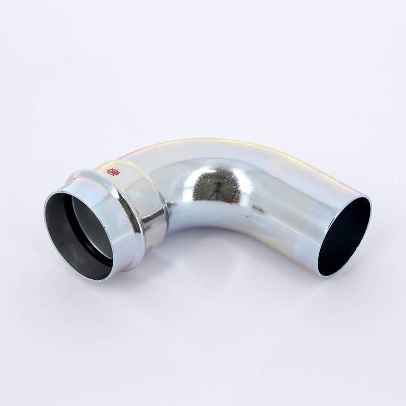 Угол-вставка 90° пресс IBP 54 мм оцинкованная сталь PC5001 0540000