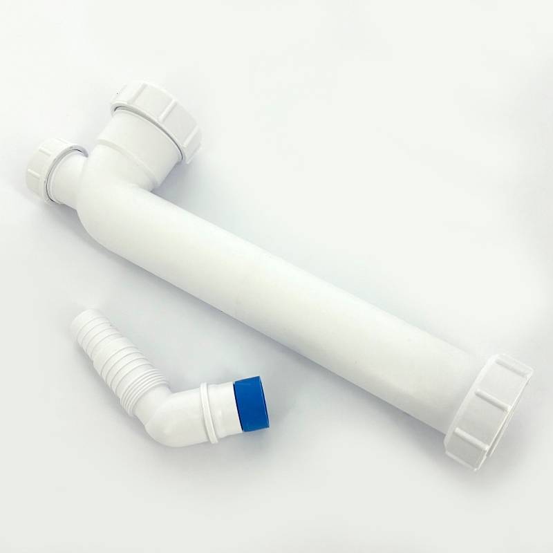 Отводная труба McAlpine 90° 1 1/2 x 40 мм 255 мм с адаптером для бытовой техники HC12-40CWM