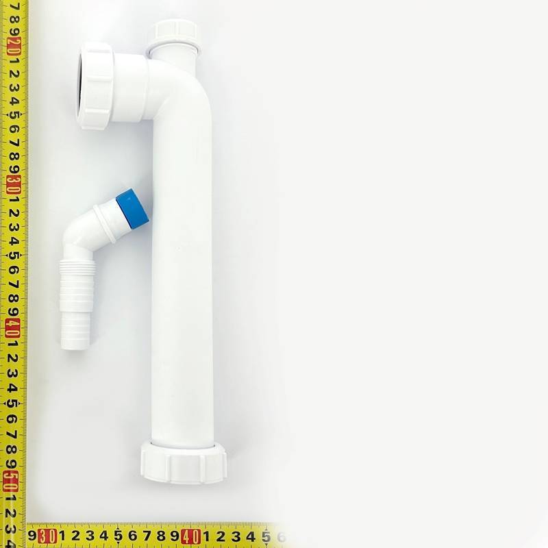 Отводная труба McAlpine 90° 1 1/2 x 40 мм 255 мм с адаптером для бытовой техники HC12-40CWM