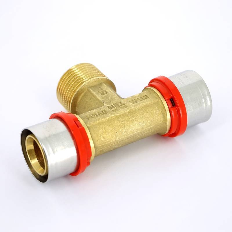 Тройник пресс с наружной резьбой TIEMME 32х1х32 1650155