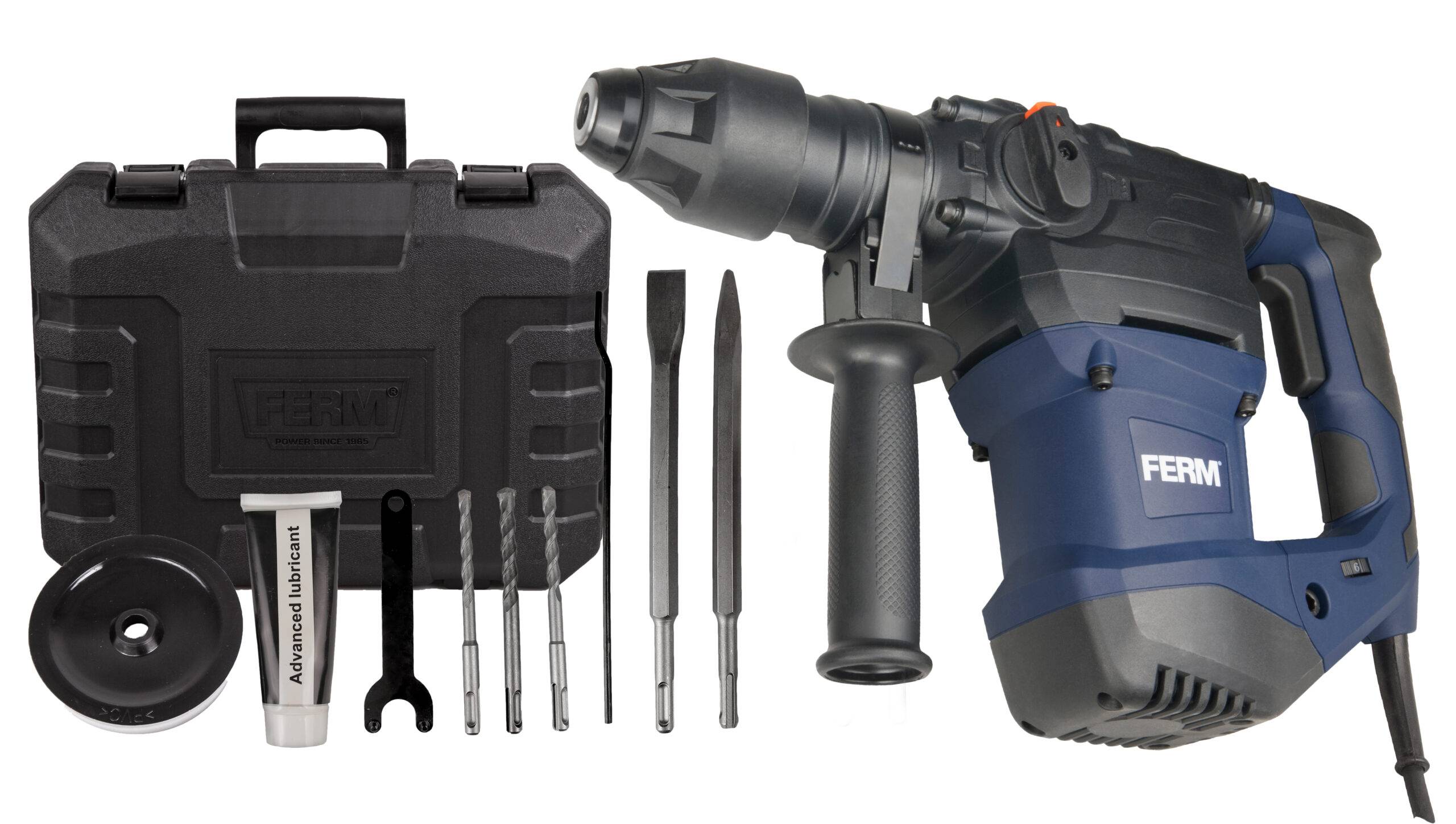 Перфоратор FERM HDM1037 1500 Вт 6 Дж SDS-plus HDM1037