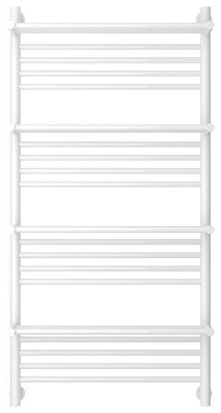 Полотенцесушитель водяной Сунержа Богема с 4 полками 600x1200 мм белый 12-0224-1260