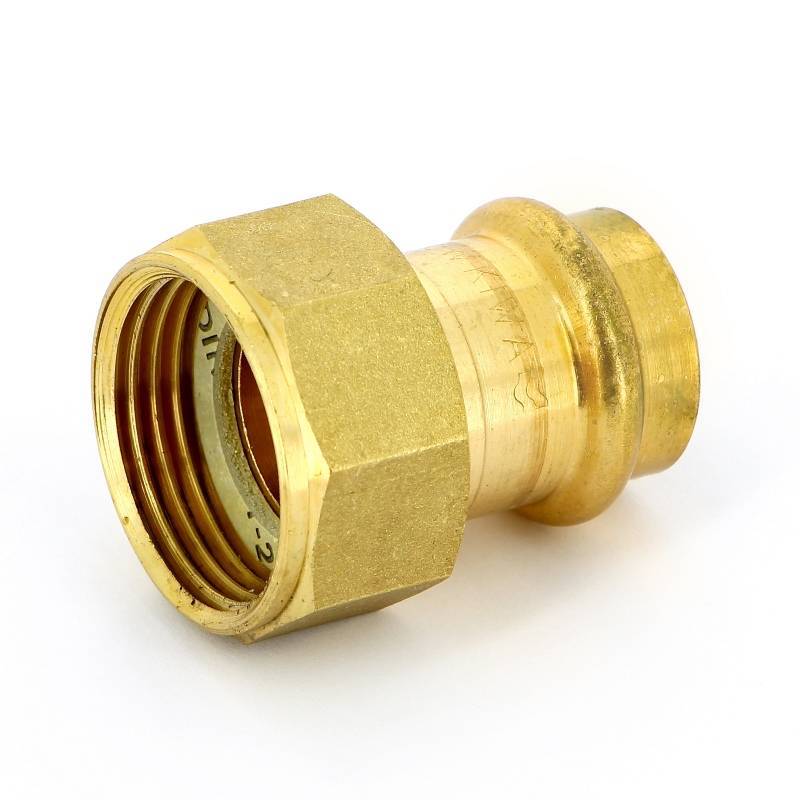 Муфта пресс IBP >B< Press 22 мм х 1 с накидной гайкой бронза P4355 02208000