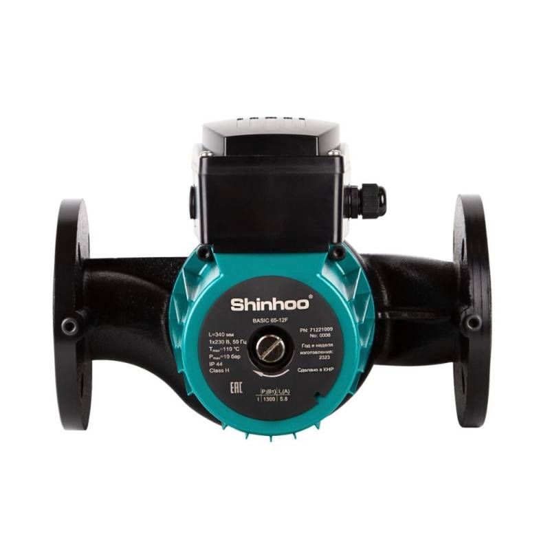 Насос циркуляционный Shinhoo BASIC 50-12F фланцевый 1x230 В 71221005