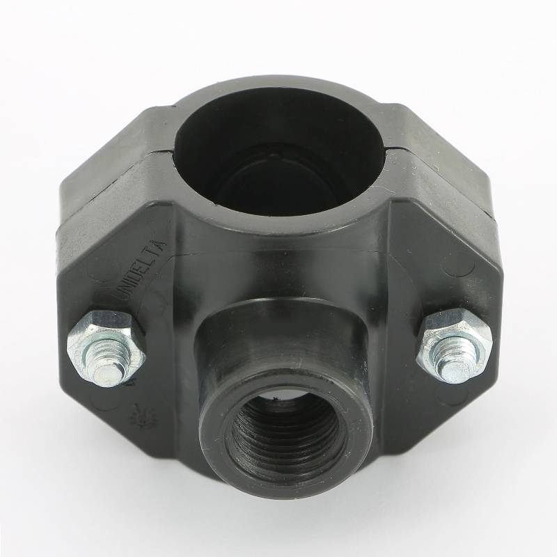 Седловая врезка Unidelta 40х1/2 2 болта для труб ПНД 1019040002