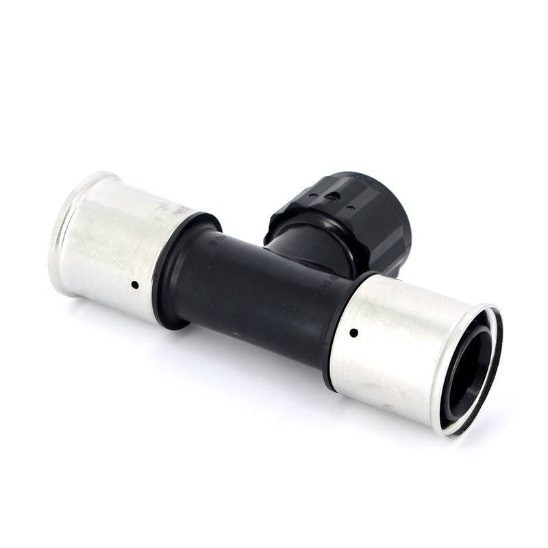 Тройник пресс с внутренней резьбой Henco PVDF 40х1х40 мм 13PK-400640