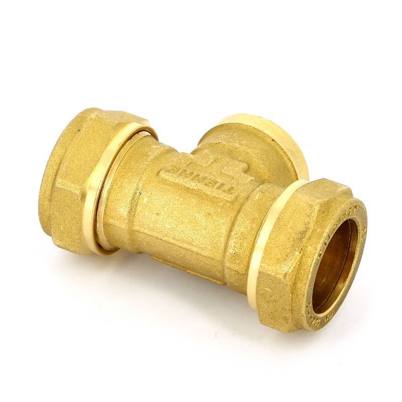 Тройник обжимной Tiemme 22х1х22 мм внутренняя резьба 1000194