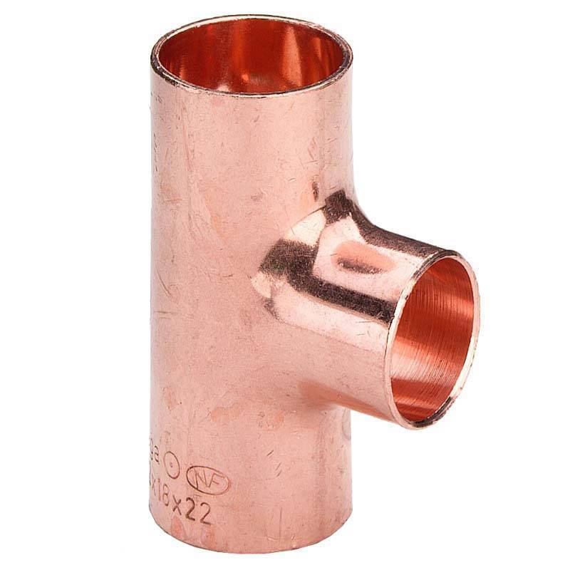 Тройник медный под пайку Viega 88.9 мм 137021