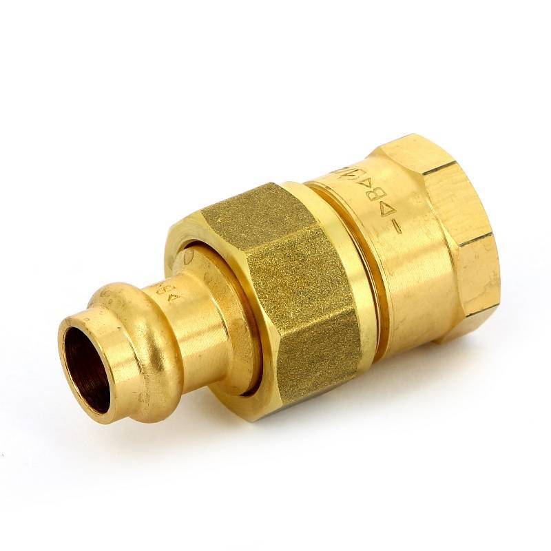 Муфта пресс-В IBP >B< Press 12 мм x 1/2 с разъемным соединением бронза P4330G01204000