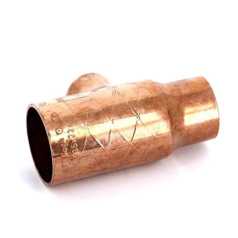 Тройник медный Viega под пайку 35х22х28 мм 113599