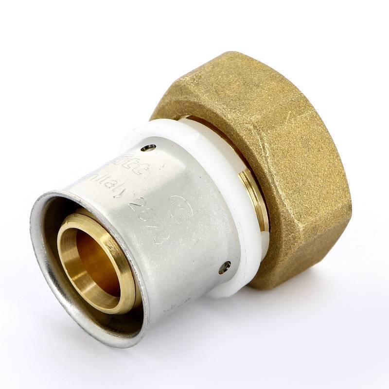 Муфта пресс с накидной гайкой Uni-Fitt 26x1 плоское уплотнение 714G8400