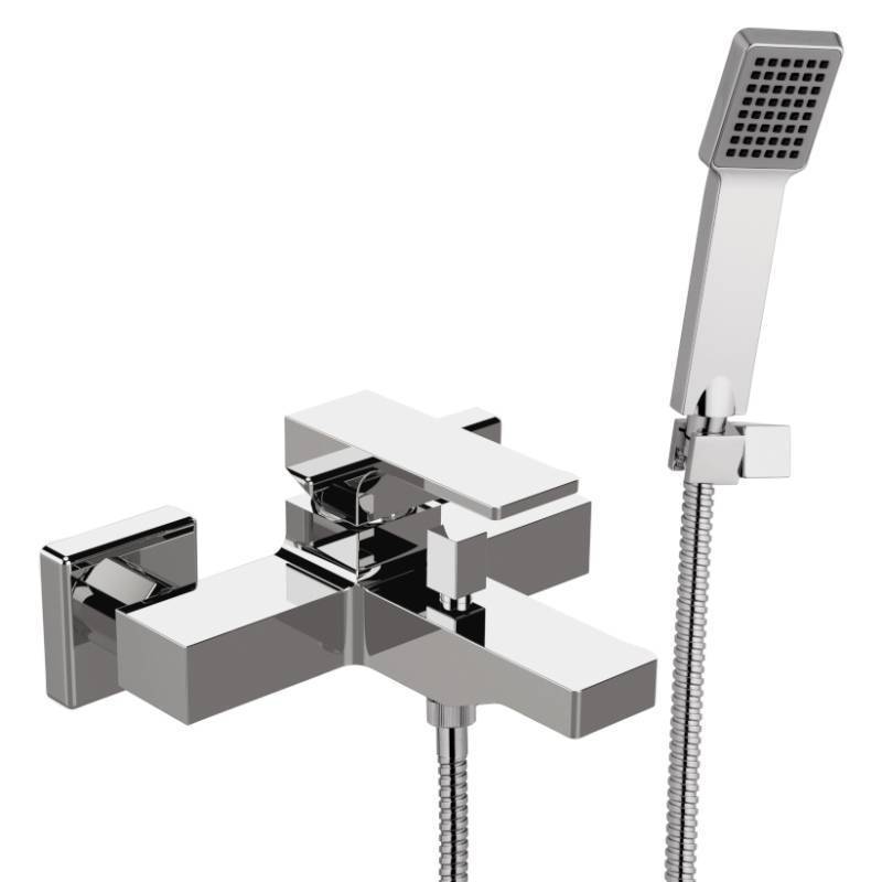 Смеситель для ванны Remer Absolute AU02 с душевым набором хром AU02