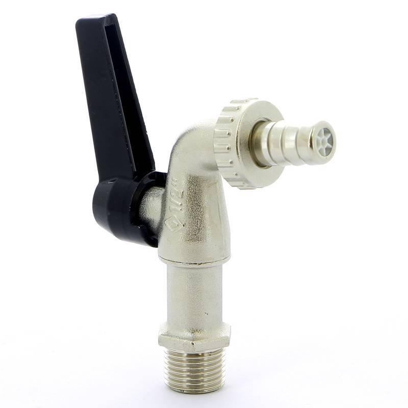 Кран шаровой садовый Bugatti Alaska 1/2 Н-штуцер рычаг 06890081