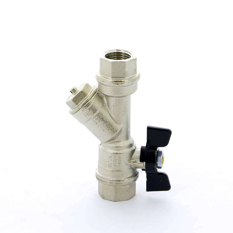 Кран шаровой Bugatti INDIANA ВВ с фильтром бабочка 1/2 07410001