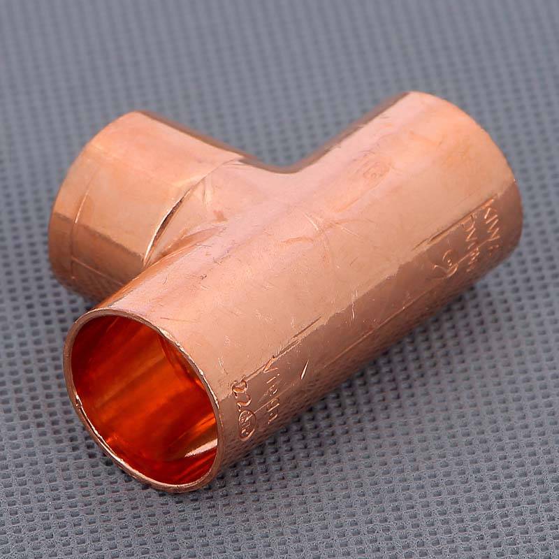 Тройник медный под пайку Viega 22 мм 100476