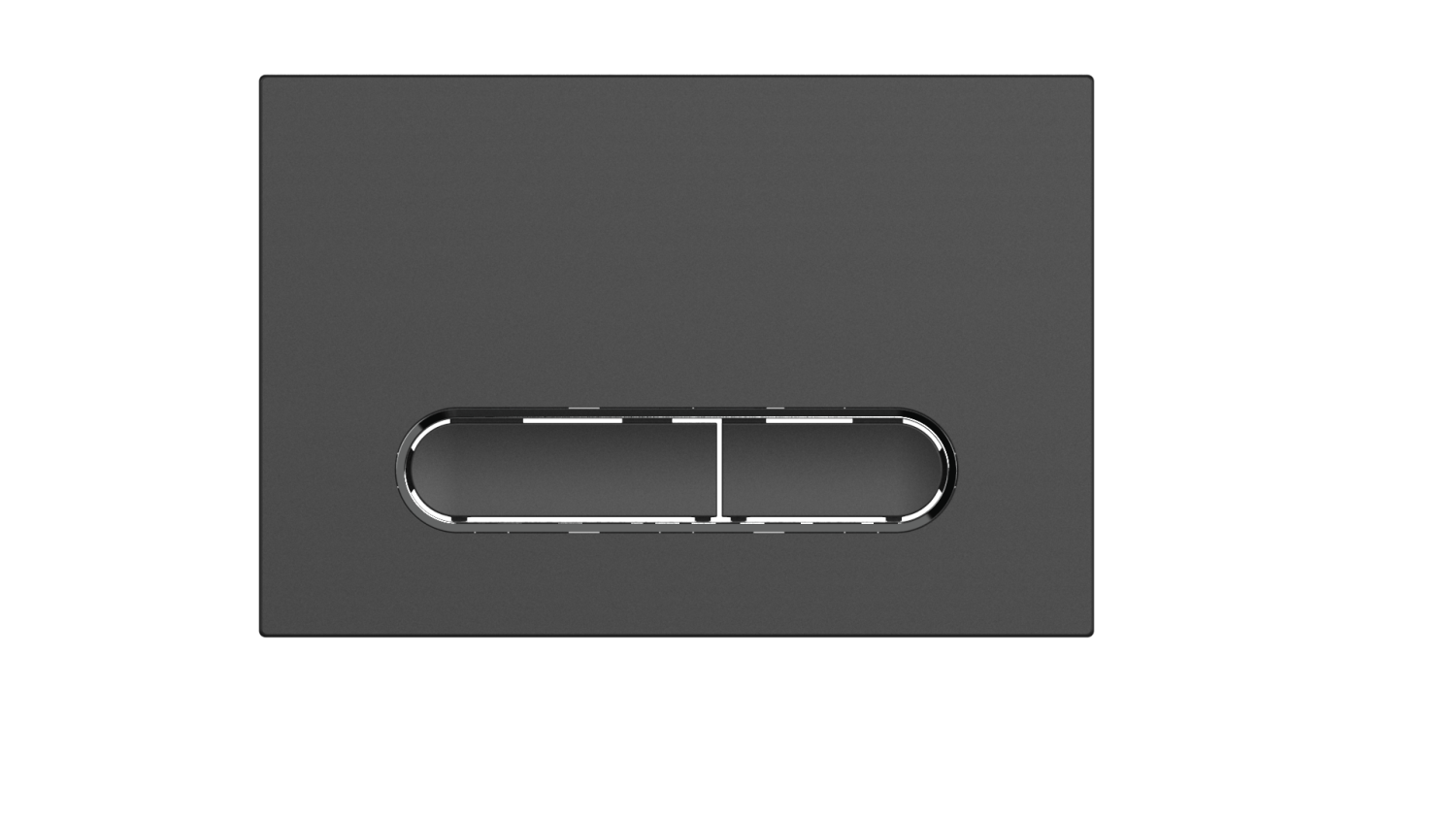 Кнопка смыва для инсталляции Boheme пластик black 667-B