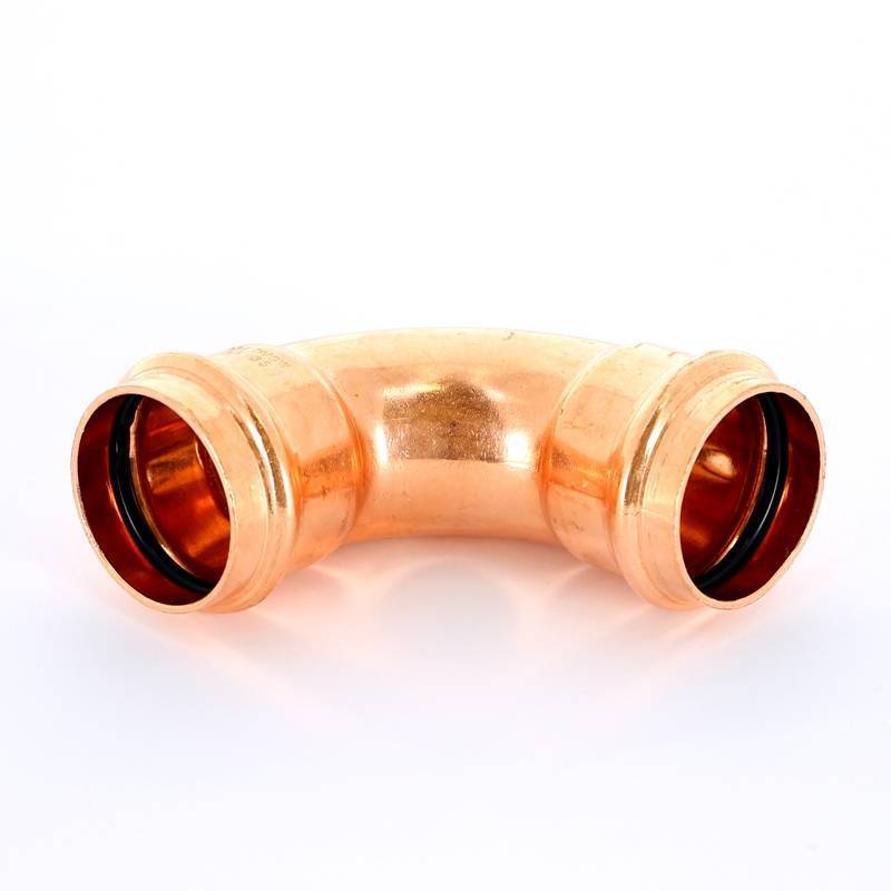 Угольник 90° пресс IBP >B< Press 35 мм медный P5002 03500000