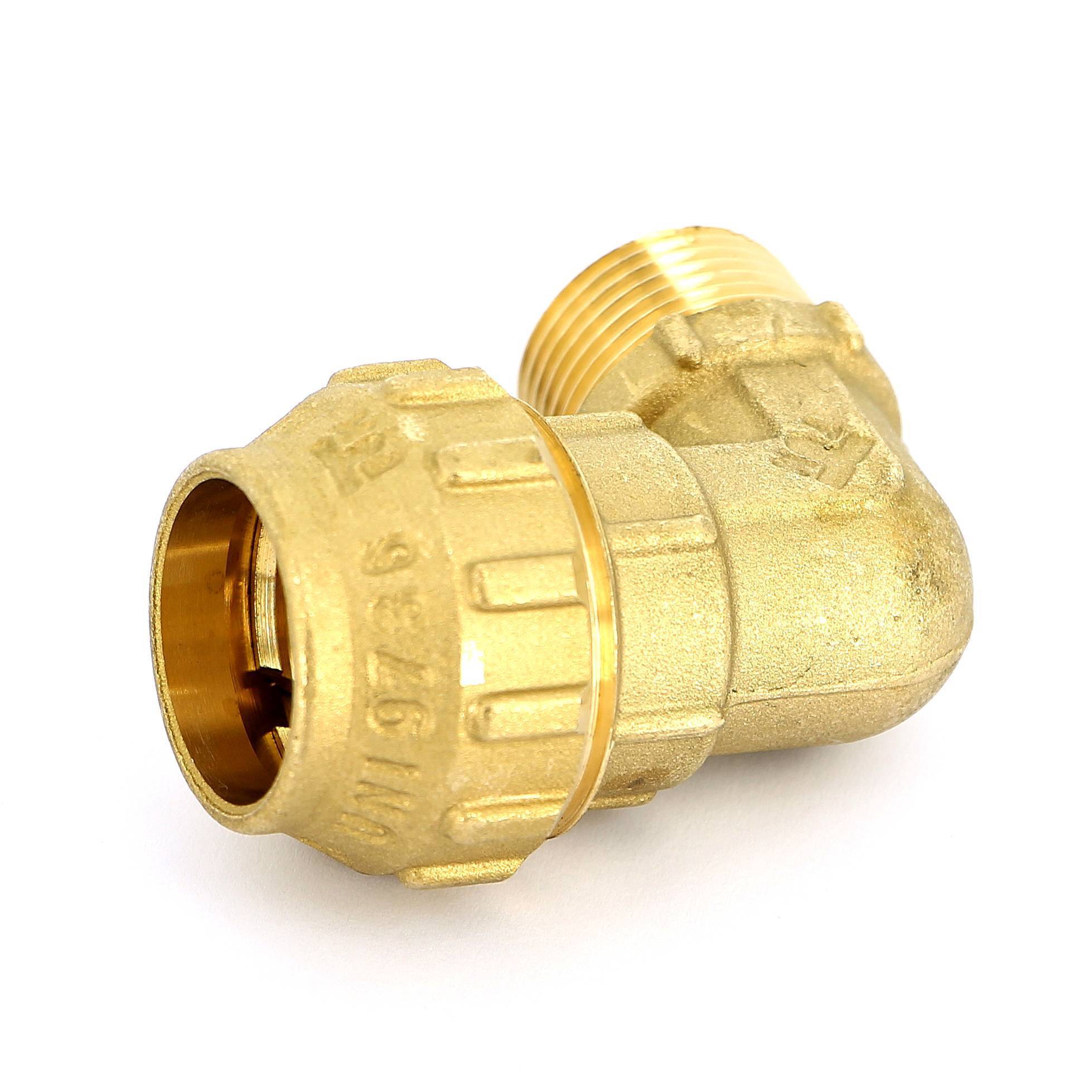 Угольник обжимной Tiemme 3464CR 25х3/4 наружная резьба 3400032