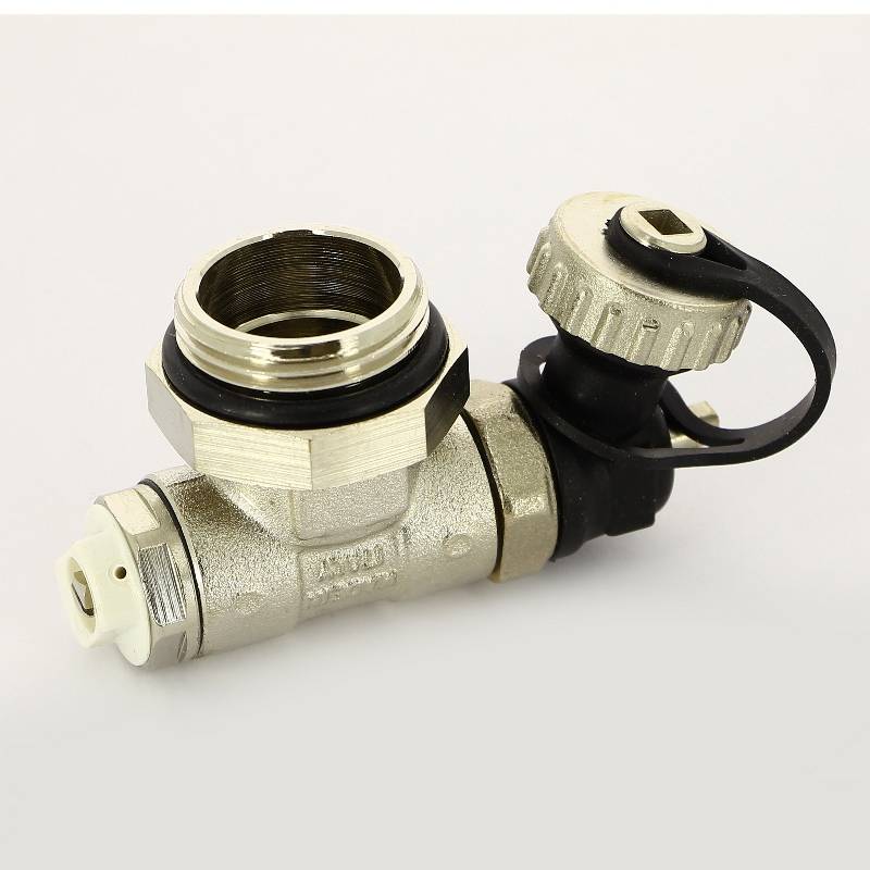 Концевик для коллектора Itap 489M 1 с воздухоотводчиком и сливным клапаном 489M 1