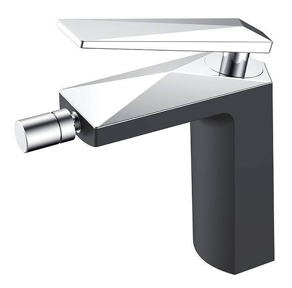 Смеситель для биде Boheme Venturo черный/хром 376-B