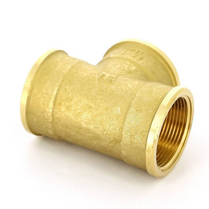 Тройник латунный Tiemme 1 1/2 ВР 1500078