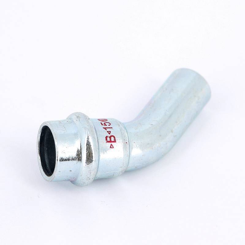 Угол-вставка 45° пресс IBP B Press Carbon 15 мм оцинкованная сталь PC5040 0150000