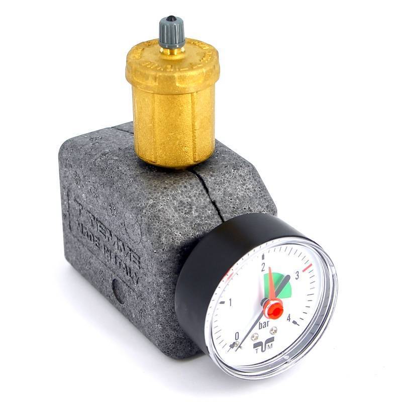 Группа безопасности котла Tiemme до 50 кВт 1 3 бар с теплоизоляцией 3190009