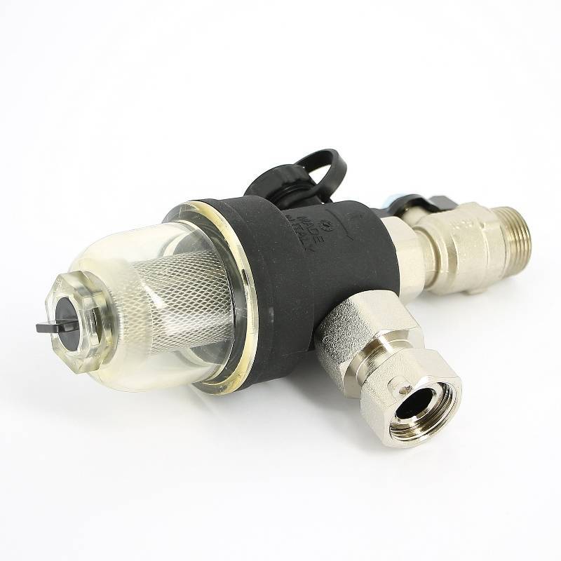 Фильтр-грязеуловитель магнитный Uni-Fitt 3/4 с прозрачной колбой 215T3000