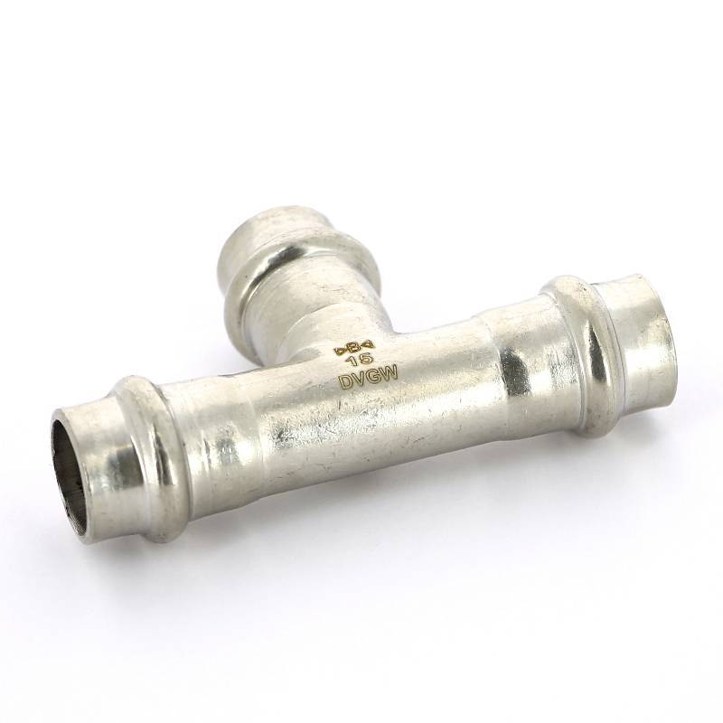 Тройник пресс IBP 15 мм нержавеющая сталь PS5130 0151515